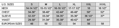 ermenegildo zegna size chart men